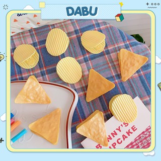Kẹp giấy hình bánh snack khoai tây DABU dễ thương