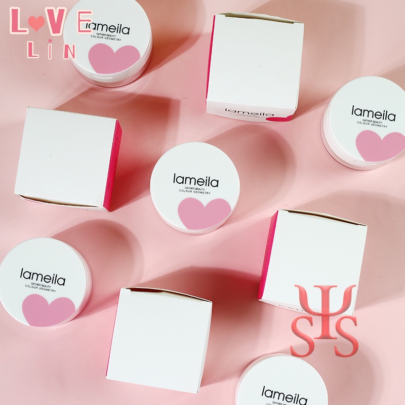 LAMEILA Phấn Phủ Dạng Bột Kiềm Dầu Lâu Trôi Không Thấm Nước Che Khuyết Điểm Làm Trắng Dưỡng Ẩm 3050