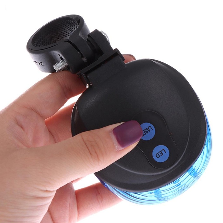 [TẶNG PIN] Đèn LED Chiếu Hậu Xe Đạp Cảnh Báo An Toàn Chống Thấm Nước
