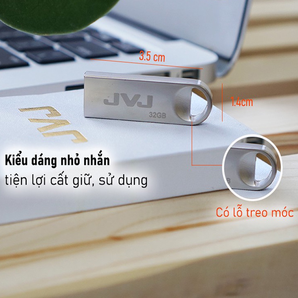 Usb S3 S2 JVJ 2.0 64gb/32gb/16gb/8gb/4gb dùng để lưu trữ, hỗ trợ cài win, vỏ kim loại, chống nước