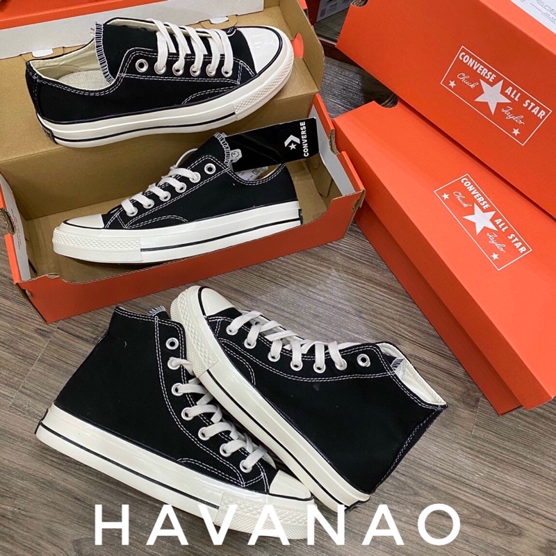 Giày cv đen 11  ❤️Free ship❤️  giày cv đen cổ thấp  ,  cv cổ cao hàng 11  ,  thể thao nam nữ sneaker