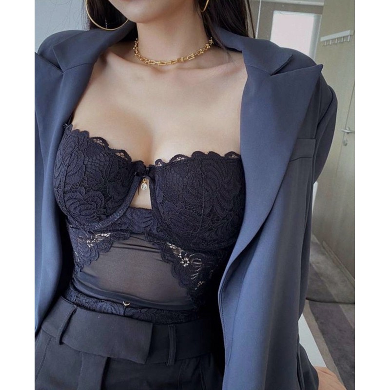 Bodysuit ren có gọng và mút kiểu dáng sexy | BigBuy360 - bigbuy360.vn