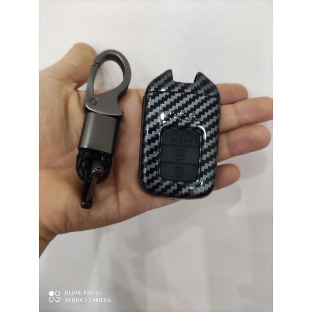 Ốp Chìa Khóa Carbon Honda CITY 2021 , CIVIC 2020-2021 Chìa 4 Nút