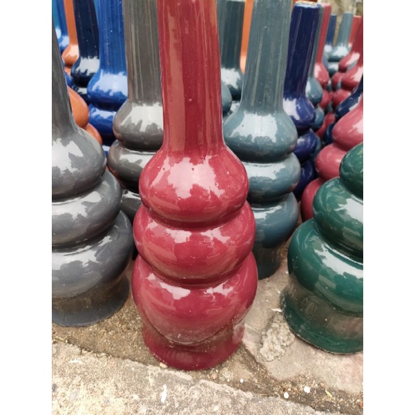 Hồ lô thu lôi chống sét cao 35cm gốm sứ Bát Tràng chính hãng, lắp trên mái nhà phù hợp với mọi loại kim thu lôi