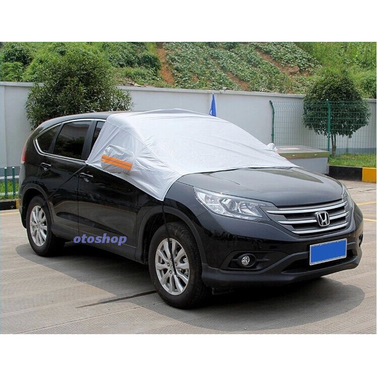 Tấm che nắng kính chắn gió vải Peva tráng nhôm cách nhiệt,phản quang model-OTOS01