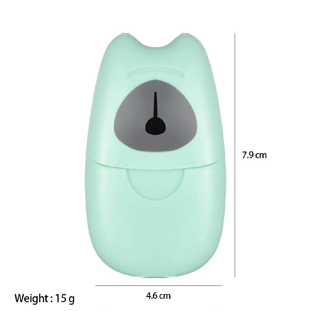 Hộp 50 Giấy Xà Phòng Mini Dùng Một Lần Tiện Dụng