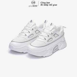 [Mã WABRMH99 giảm 12% đơn 99K]Giày Thể Thao Nữ giayBOM Đế Cao 5 cm Phản Quang B821