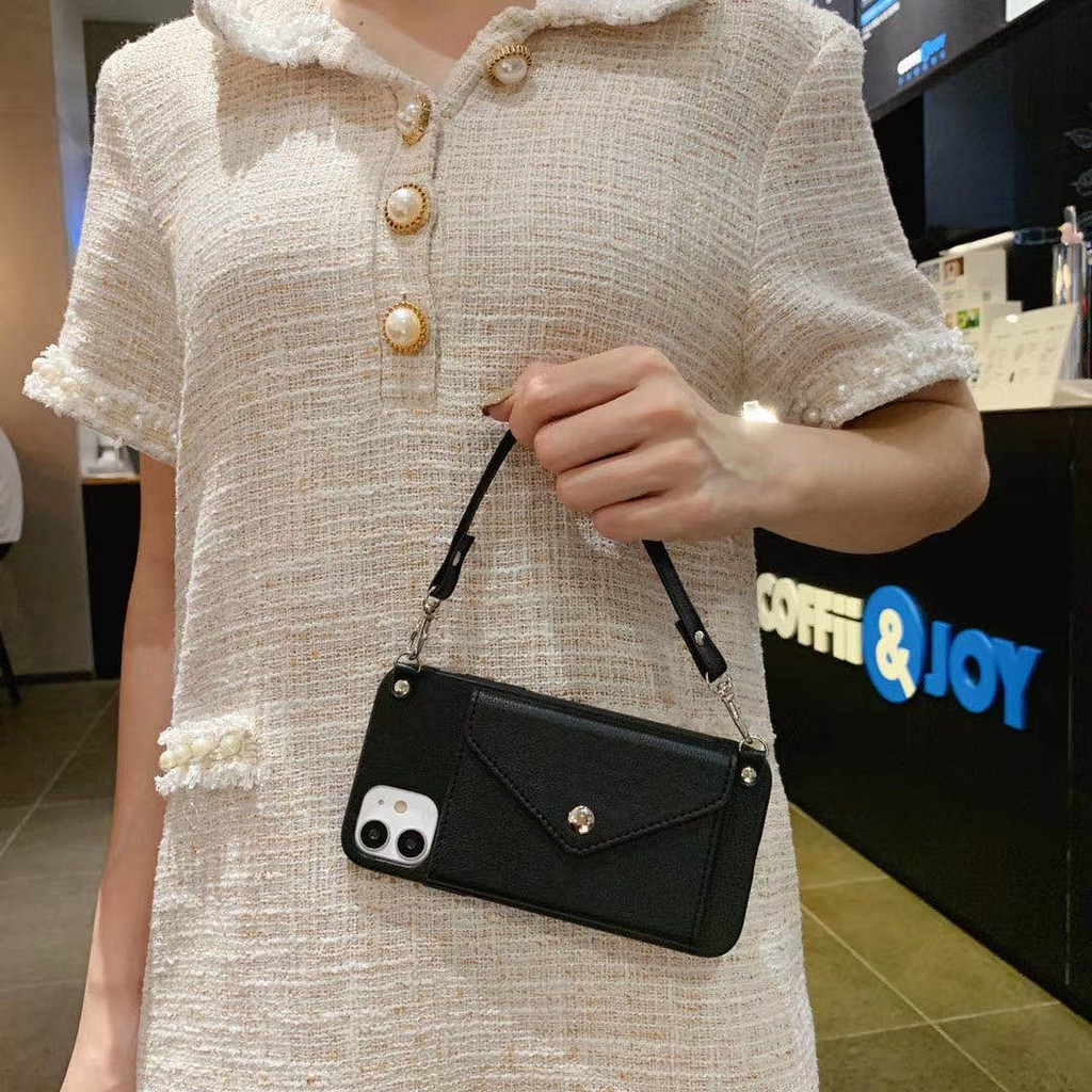 Ốp Điện Thoại Da Có Ngăn Đựng Thẻ Cho iPhone 15 15Pro 15ProMax 14 13 12 14Pro 14Pro Plus 13 13Pro 11 Pro Max SE 2020 XR X XS Max 7 8 6 6s Plus