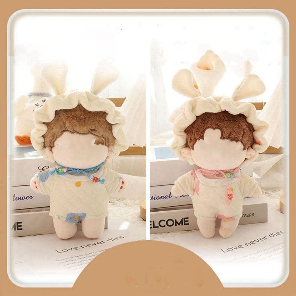 1 Bộ Quần Áo Cotton Dễ Thương Chất Lượng Cao Dành Cho Búp Bê 20cm
