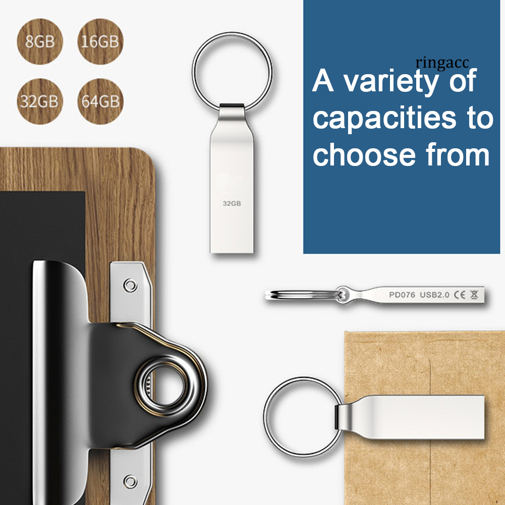 Usb Dung Lượng 8 / 16 / 32 / 64gb Chống Thấm Nước Có Móc Khóa Tiện Dụng | BigBuy360 - bigbuy360.vn