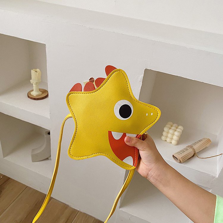 Túi đeo chéo LAKUDO hình NGÔI SAO da PU dễ thương ngộ nghĩnh thời trang cho bé gái TX09