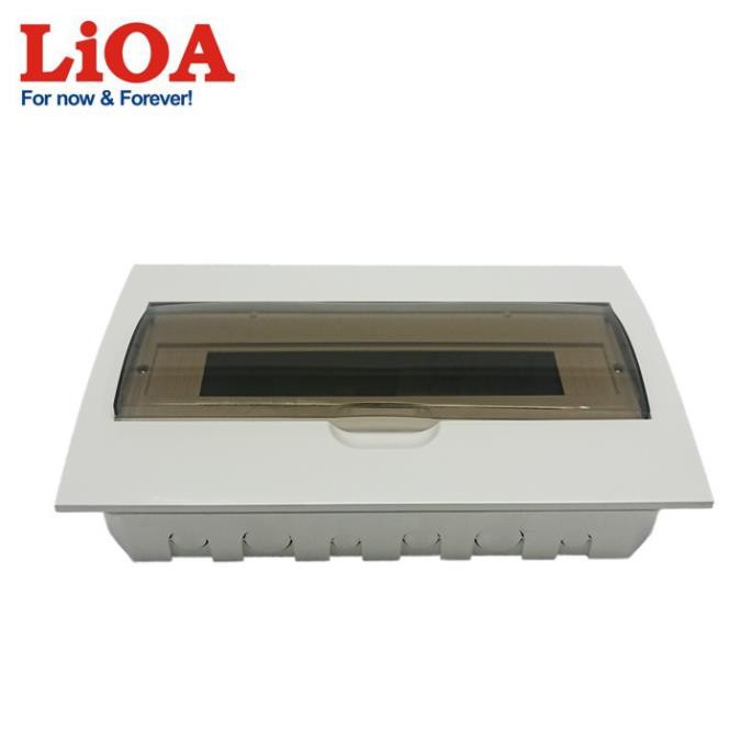 [CHÍNH HÃNG LIOA] Tủ điện LiOA đế nhựa dùng cho MCB, MCCB, RCBO chứa 12 đến 18 aptomat (SE4FC12/18LA)