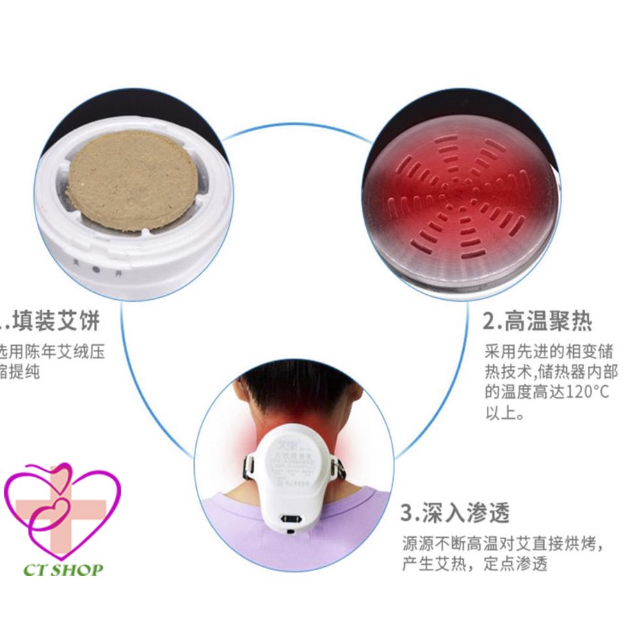 Máy Xông Ngải Cứu MOXIBUTION V189 - Chữa Bệnh Đông Y.