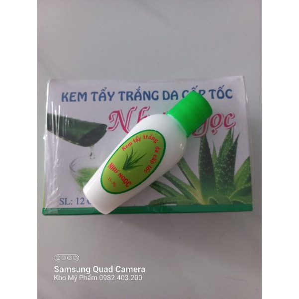 1 Tip kem tẩy trắng da cấp tốc như ngọc