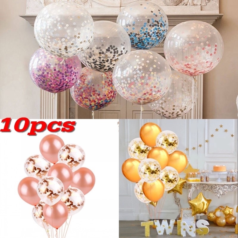 Set 10 Bong Bóng 12 Inch Trang Trí Tiệc