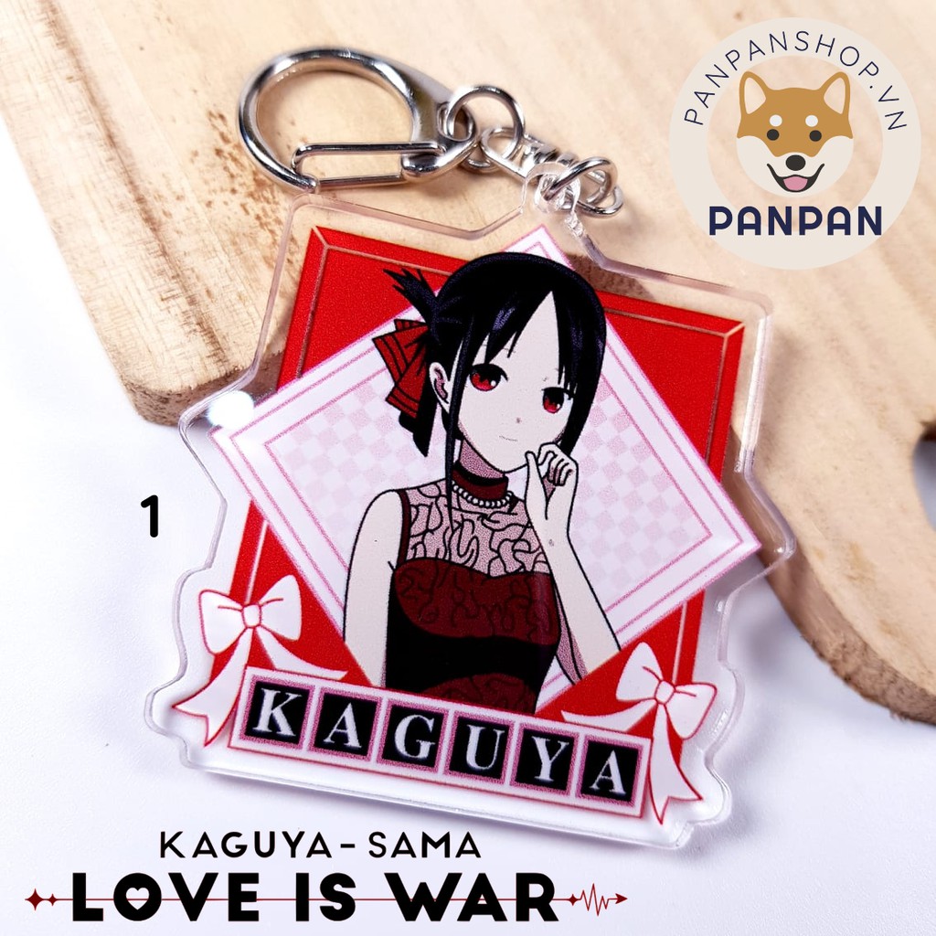 Móc Khoá Anime Mica Acrylic Kaguya-sama: Love Is War Váy Dạ Hội (6CM)