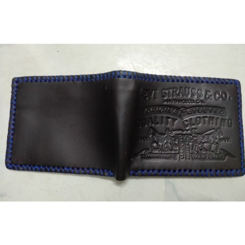 Ví Da Bò Mẫu LV Khâu Thủ Công Siêu Cool