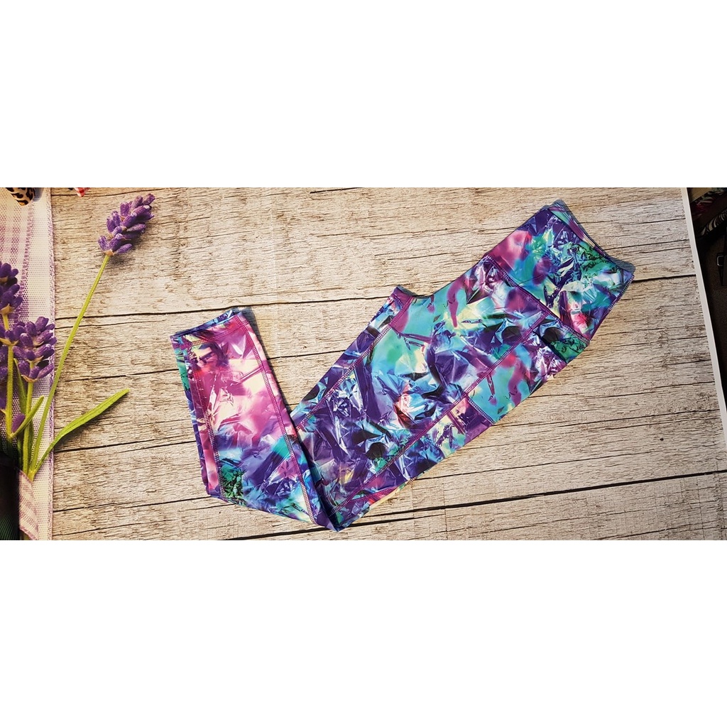 Quần tập dài họa tiết