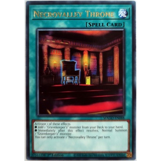[Thẻ Yugioh] Necrovalley Throne |EN| Gold-Letter Rare
