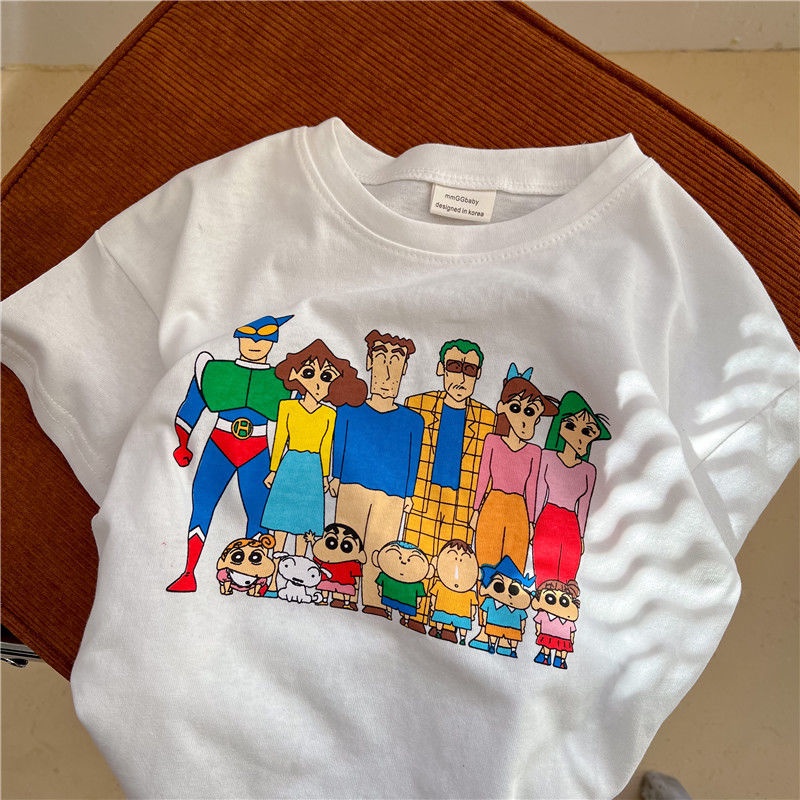 Áo Thun Tay Ngắn In Hoạt Hình Thời Trang Mùa Hè 2022 Cho Bé