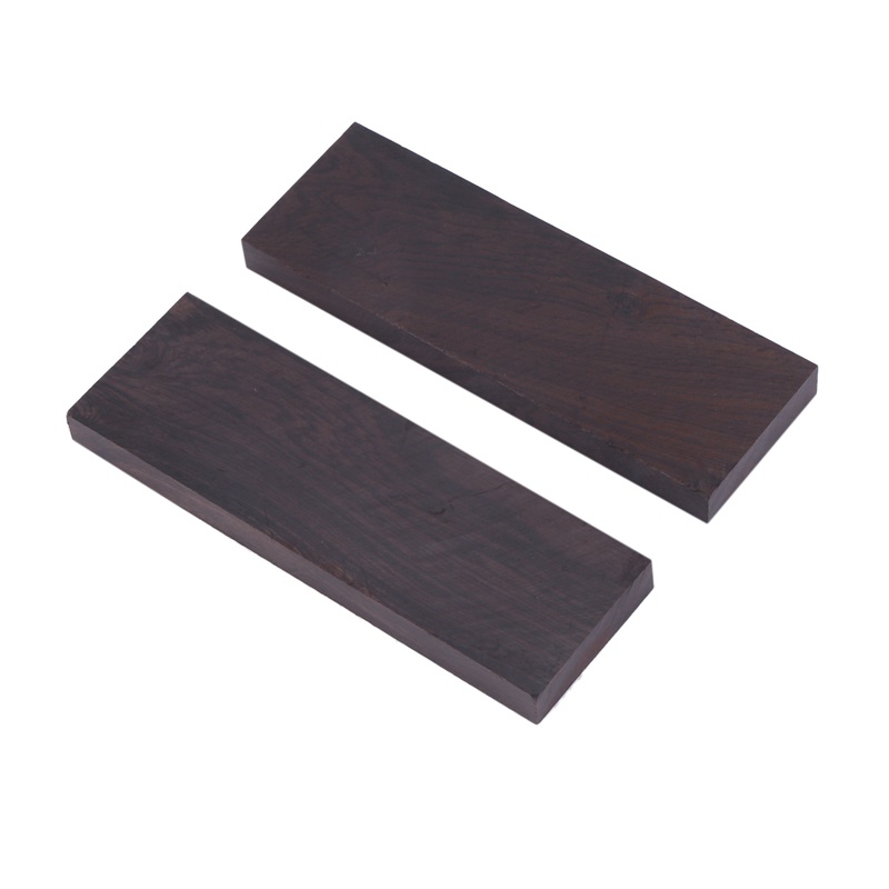 Set 2 Tay Cầm Bằng Gỗ Mun Màu Đen Cho Nhạc Cụ DIY 3 / 8 Inch X 1.5 Inch X 5 Inch