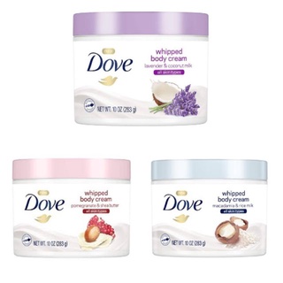  Kem dưỡng ẩm cơ thể Dove Whipped Lavender and Coconut Milk Body Cream 283g 
