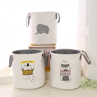 Giỏ đựng đồ chơi cho bé hình thú 35x40cm - DHS8671