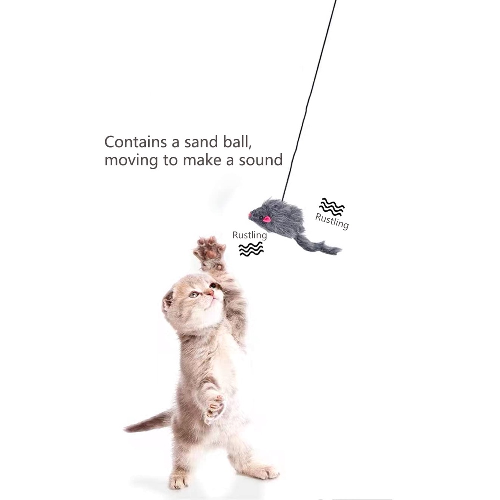 Chuột Giả Đồ Chơi Vui Nhộn Dành Cho Mèo