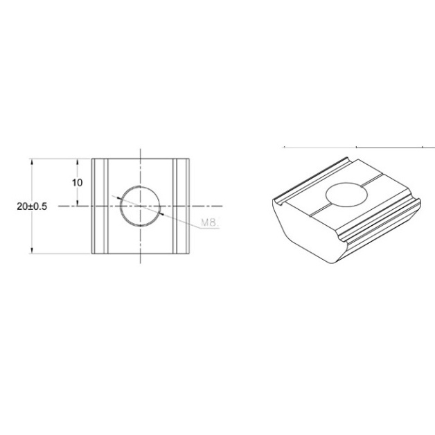 Kẹp  Pin Năng Lượng Mặt Trời _Nhôm _Bát Kẹp Biên_Kẹp Z Solar _Kích Thước 35-40 mm