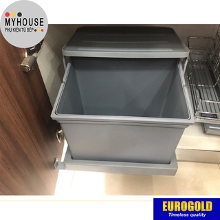  Thùng Rác Âm Tủ Thông Minh Đồ Bỏ Rác Dưới Khoang Chậu Rửa Phụ kiện tủ bếp eurogold 
