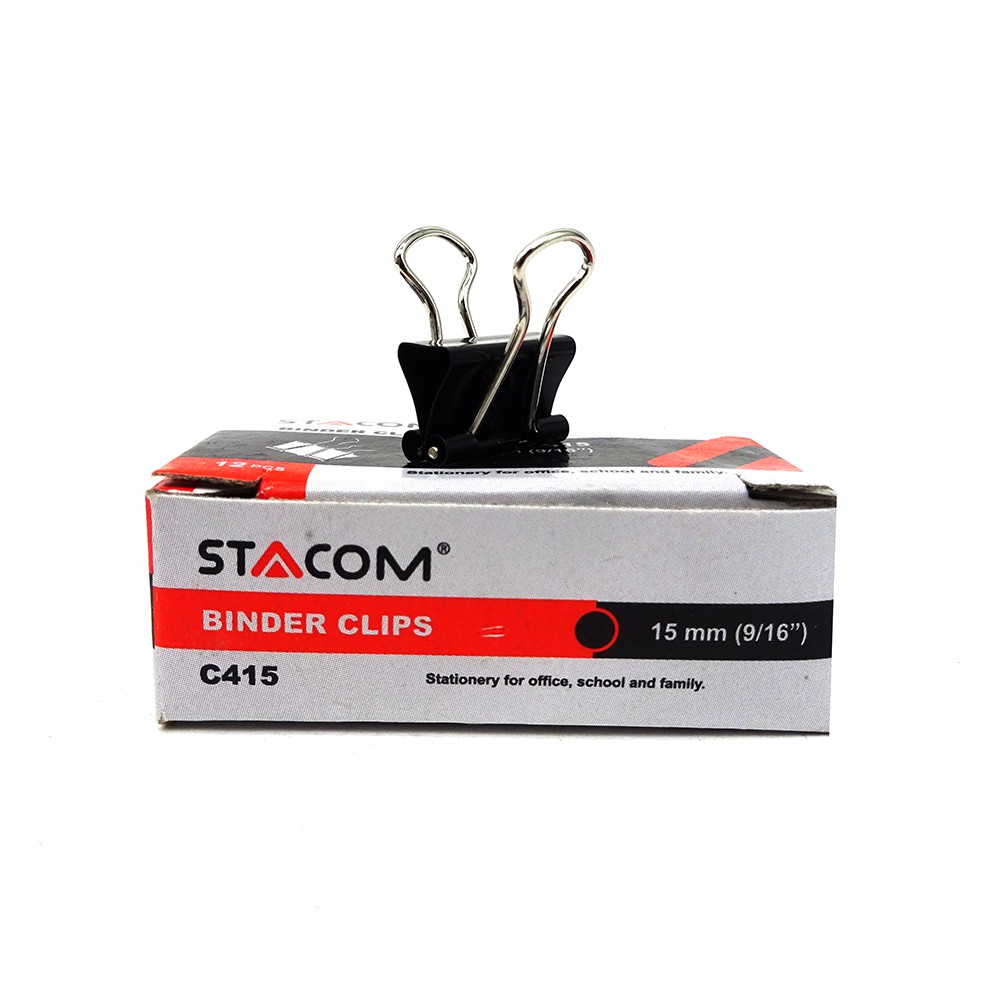 Kẹp Bướm Đen Stacom C415 (15mm)