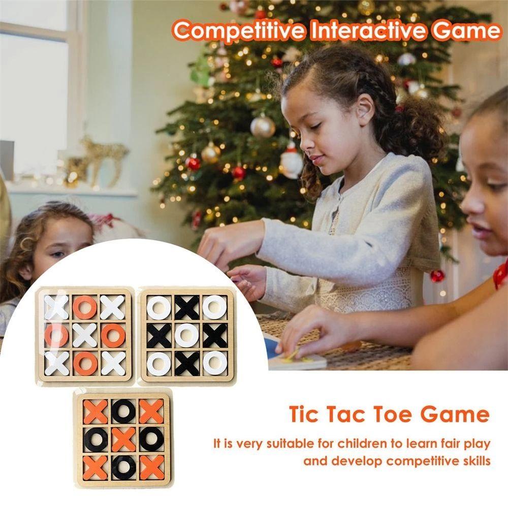 Bộ Trò Chơi TAYLOR1 Tic Tac Bằng Gỗ Cho Bé Học Mẫu Giáo