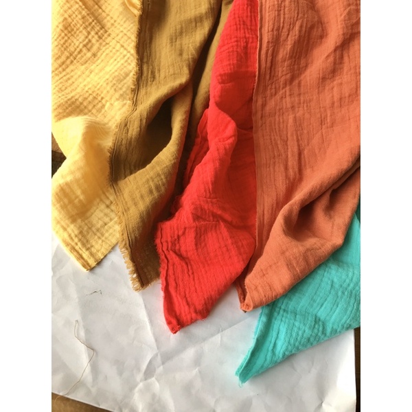 Vải xô muslin màu