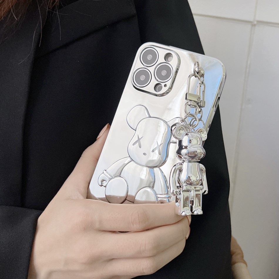 Ốp điện thoại hình gấu đáng yêu cho IPHONE 11 12 13 PRO XS MAX 7 8 PLUS XR 13PRO 11PRO 12PRO MAX 7+ 8+