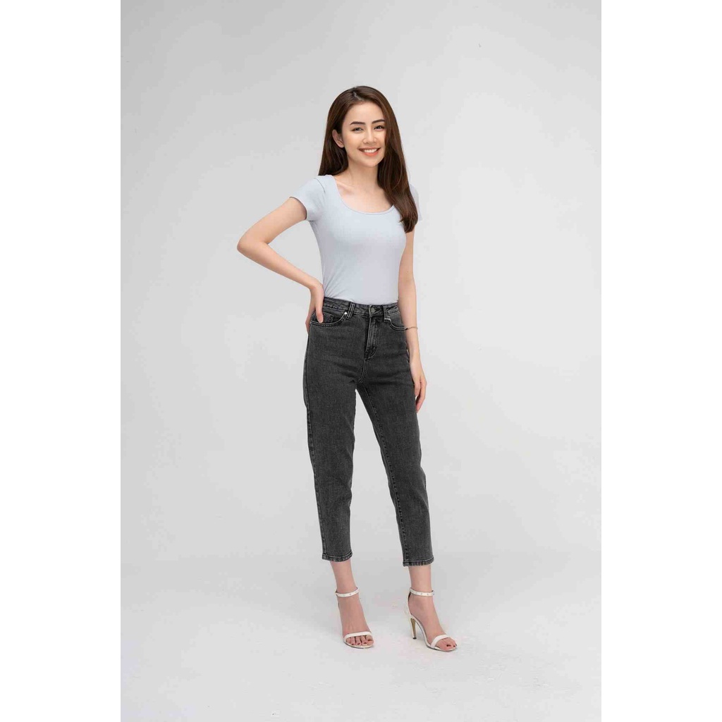 Quần Jeans Nữ Baggy YODY 9 Tấc Chất Co Giãn Cao Cấp Thoải Mái QJN3126