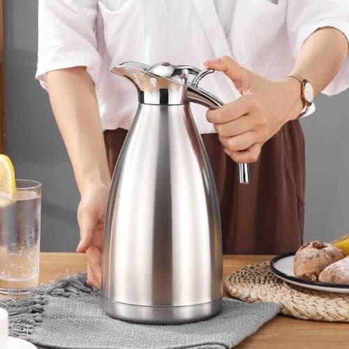 Bình Giữ Nhiệt 2lít, 2 Lớp Inox Nóng-Lạnh Đa năng