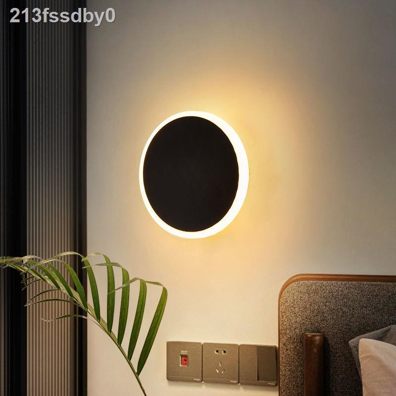213fssdby0Đèn tường đơn giản hiện đại đèn LED đầu giường phòng ngủ nền phòng khách chiếu sáng tường khách s