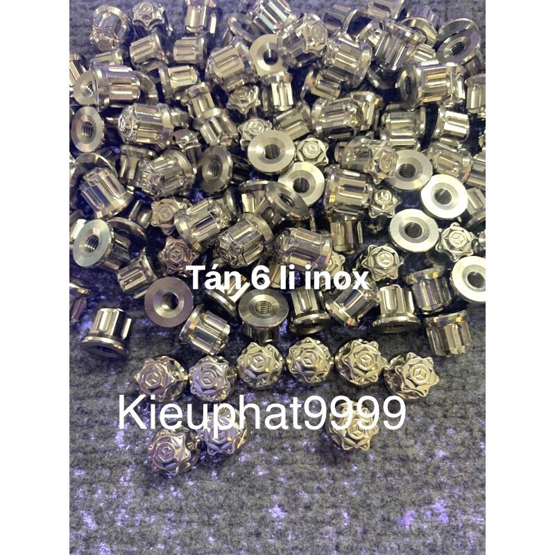 Tán inox Salaya Bít đầu 6li 8li Giá 1 con