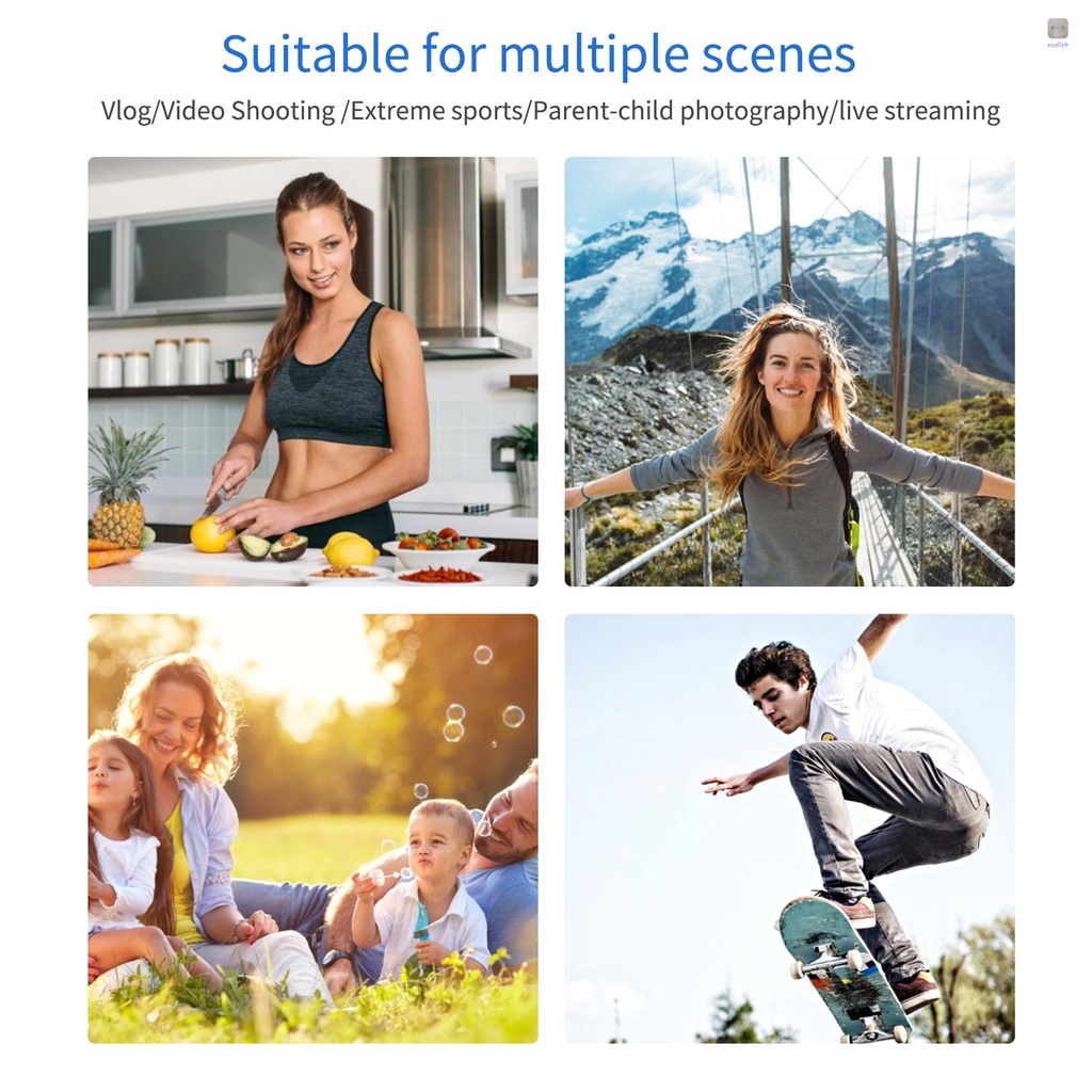 Giá đỡ điện thoại chụp hình selfie theo dõi vật thể 360° tự động theo dõi khuôn mặt kết nối BT không dây cho vít 1/4in