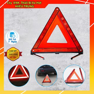 Biển cảnh báo nguy hiểm tam giác phản quang cho ô tô, Biển báo nguy hiểm cho xe hơi gấp gọn cao cấp