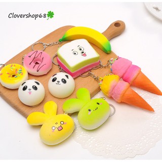 Squishy Mochi móc khóa hoạt hình đáng yêu  Mbán xong
