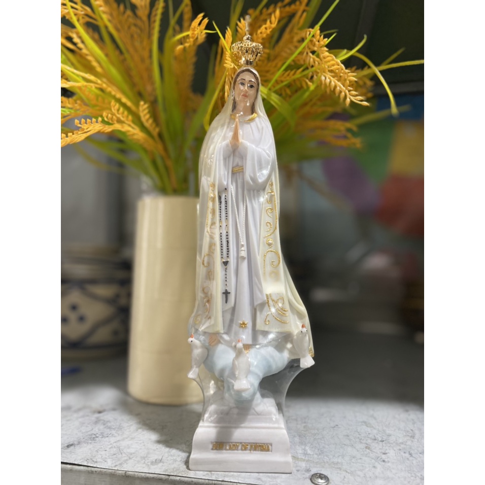 Tượng công giáo - Mẹ Fatima Mẫu Ý cao cấp 30cm