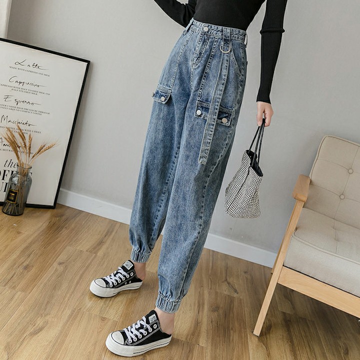 Quần jeans ống túm cá tính Mã: QD2213