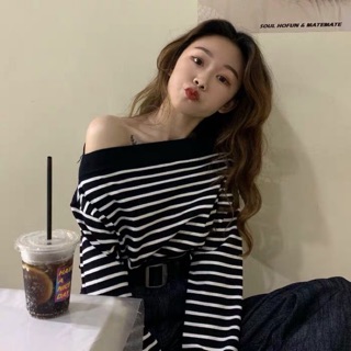 HÀNG CÓ SẴN Áo len trễ vai / áo len kẻ (có ảnh thật ở cuối)