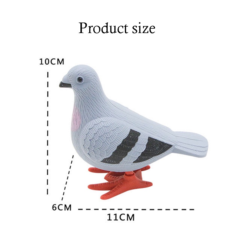 1 Đồ Chơi Lên Dây Cót Hình Chim Bồ Câu Dễ Thương