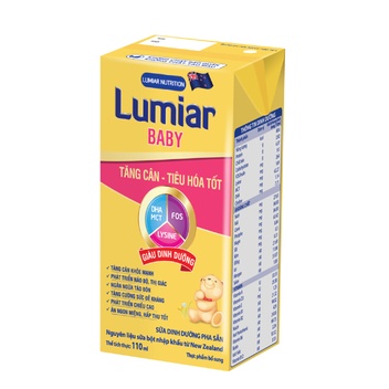 COMBO 24 HỘP SỮA PHA SẴN LUMIAR BABY 110ML