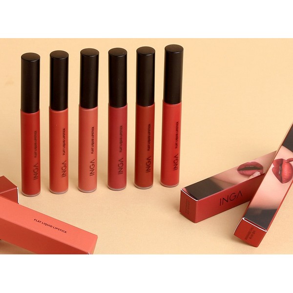 [HOT] Son Kem Lì Lên Màu Siêu Chuẩn Inga Flat Liquid Lipstick