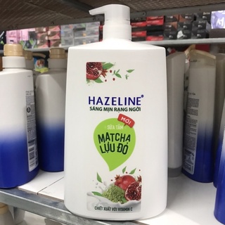 Sữa tắm Hazeline matcha lựu đỏ 1.2kg