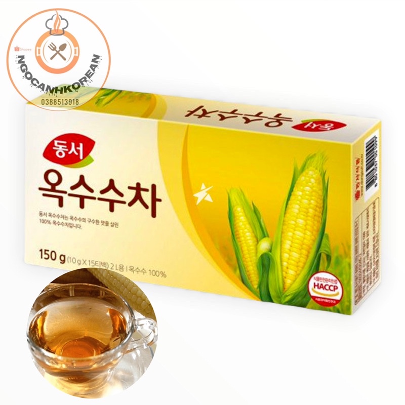 Trà ngô túi lọc Dongsuh Hàn Quốc 150gr 10gr*15 gói