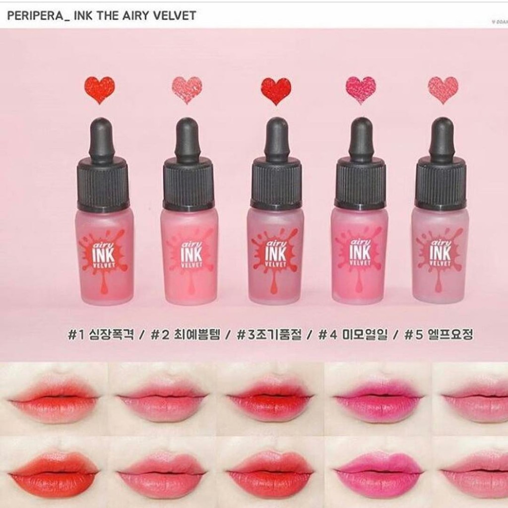 (MẪU 2019)Son PERIPERA INK AIRY VELVET